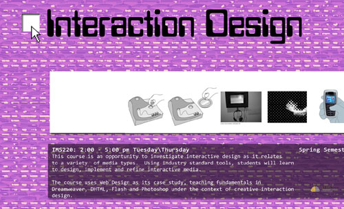 Interaction Design Flyer