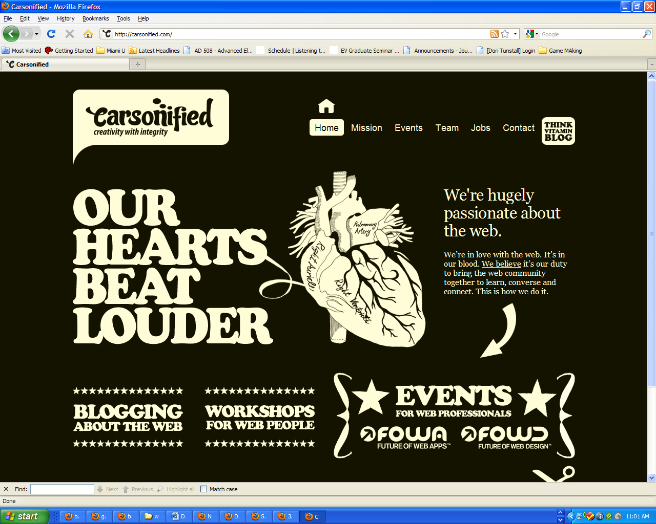 Carsonified Portfolio Site